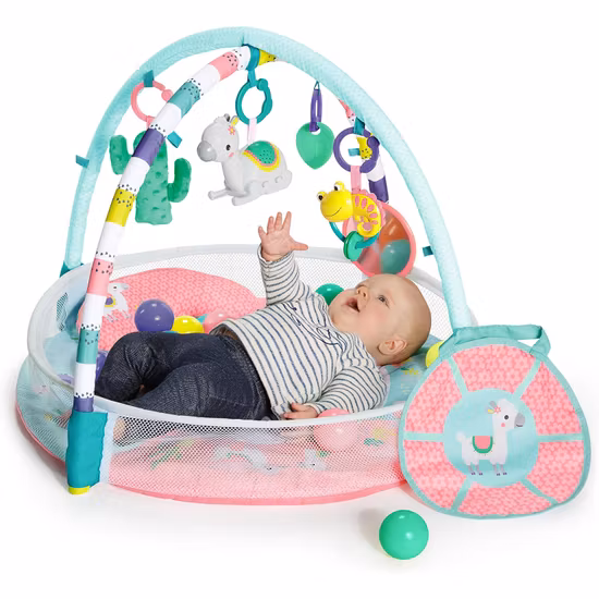 Bright Starts 4 i 1 Babygym Rosa