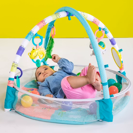 Bright Starts 4 i 1 Babygym Rosa