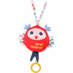 Fehn Speldosa Uggla Röd