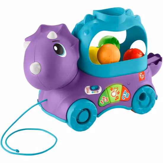 Fisher-Price Dragleksak Med Ljud Och Ljus Triceratops