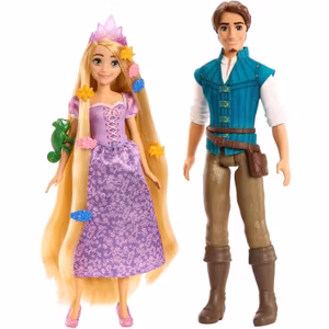 Disney Princess Rapunzel & Flynn Dockor