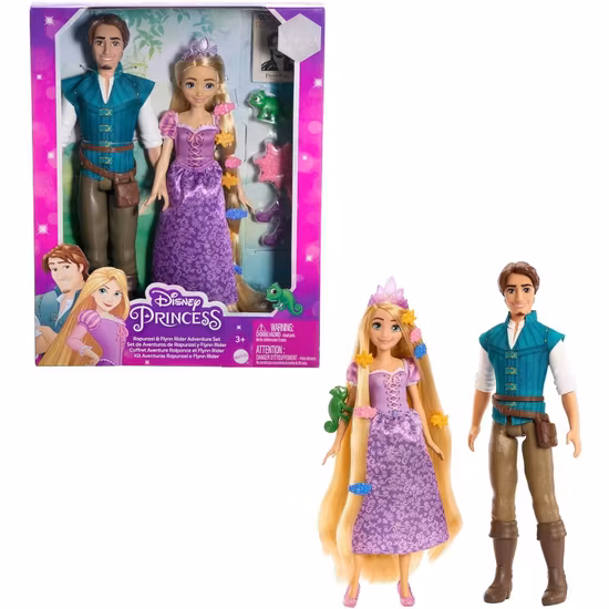 Disney Princess Rapunzel & Flynn Dockor