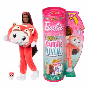 Barbie Cutie Reveal Kitty Red Panda