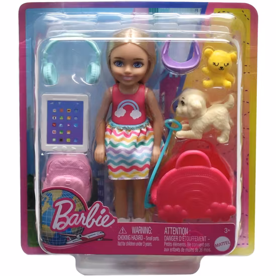 Barbie Chelsea Reseset Med Hundvalp