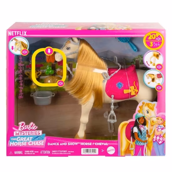 Barbie Mysteries leksakshäst med ljud