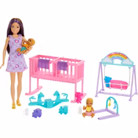 Barbie Skipper Barnvakt Tvillingar Med Tillbehör