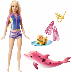 Barbie Snorkelset Med Delfin