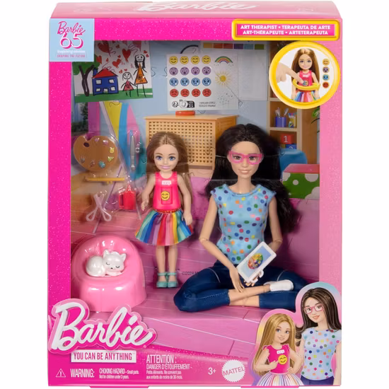 Barbie konstterapi med terapeutdocka