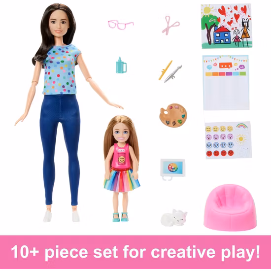 Barbie konstterapi med terapeutdocka