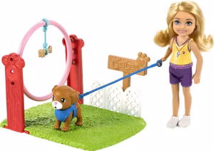 Barbie Chelsea Hundtränare