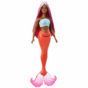 Barbie Core Mermaid Dark Coral