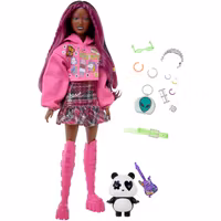 Barbie Extra Docka Med Panda