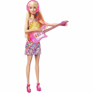 Barbie Big City Big Dreams Malibu Docka Med Gitarr