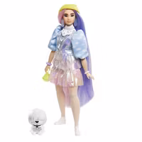 Barbie Extra Docka med Långt Pastellhår