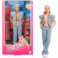 Barbie The Movie Ken samlardocka klädd i jeansset