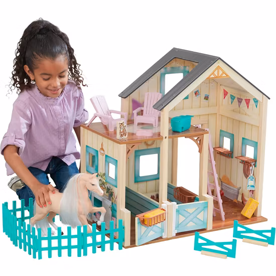 KidKraft häststall trädockhus