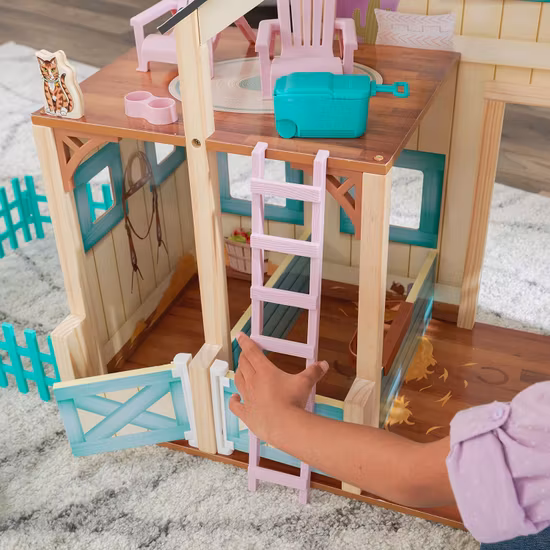 KidKraft häststall trädockhus