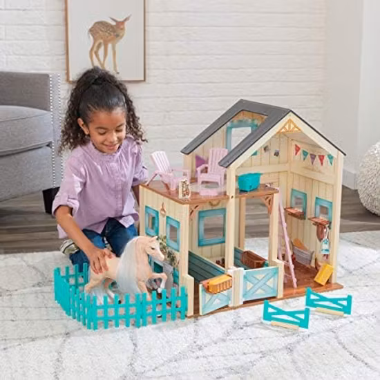 KidKraft häststall trädockhus