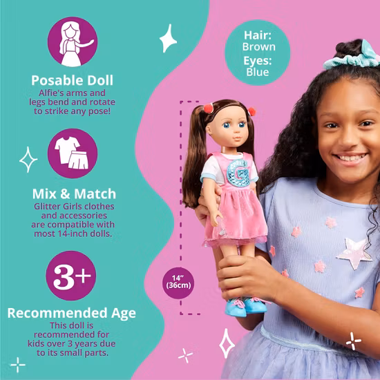 Glitter Girls Cheerleader Docka