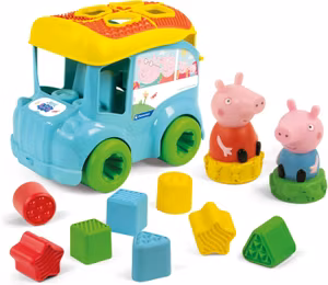 Clementoni Formsorteringsbuss Greta Gris