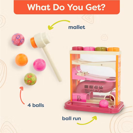 Battat Toys Pound & Roll Hammarbräda