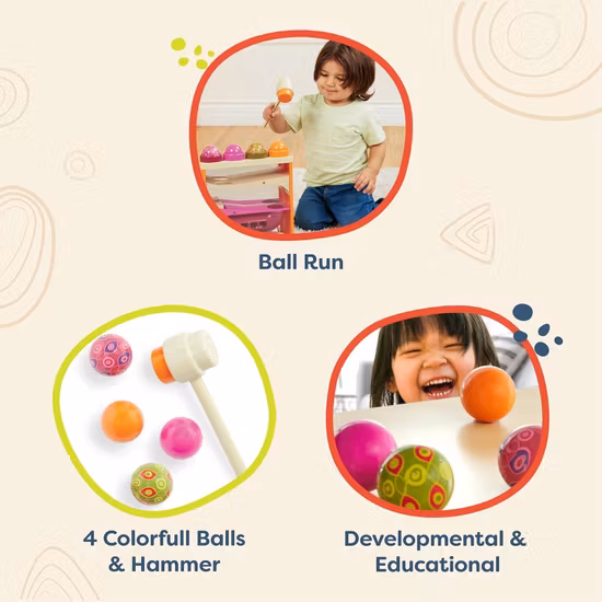 Battat Toys Pound & Roll Hammarbräda