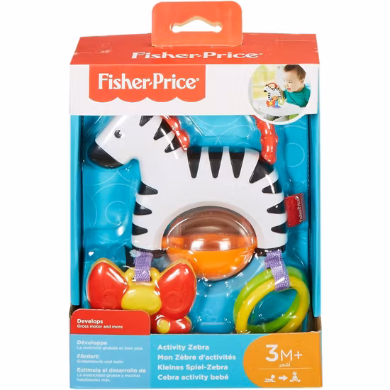 Fisher Price Aktivitetsleksak Med Sugkopp Zebra