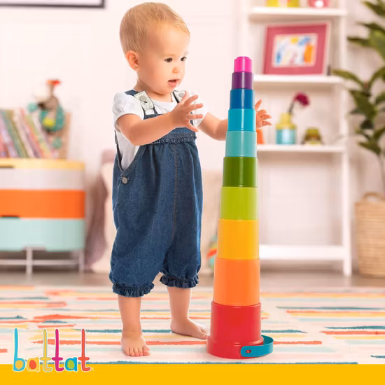 Battat Toys Stapelkoppar Med Hink