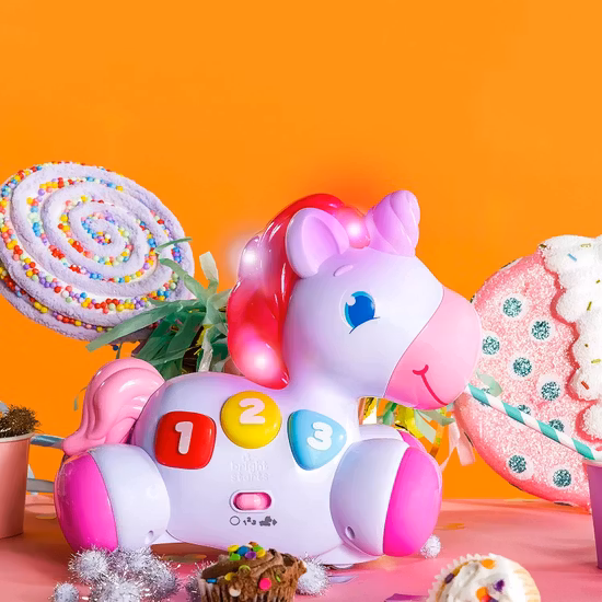 Bright Starts Rock & Glow Enhörning