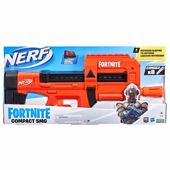 Nerf Fortnite SMG Compact Motoriserad Blaster