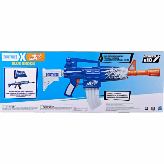 NERF Fortnite Blue Shock Blaster