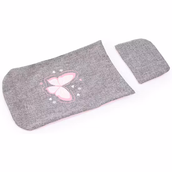 Bayer Design Dockvagn Cosy, Rosa/Grå