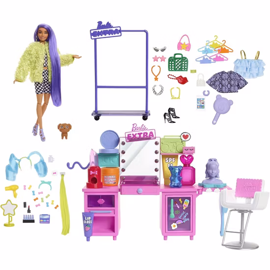 Barbie Extra lekset med exklusiv docka