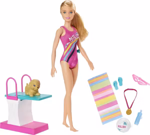 Barbie Swimmer Lekset