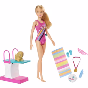 Barbie Swimmer Lekset