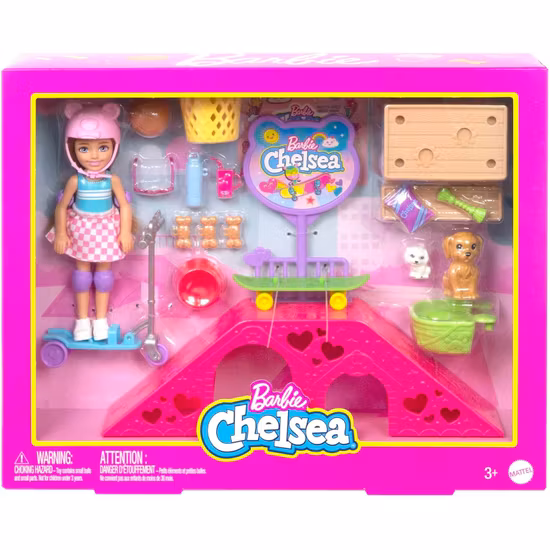 Barbie Chelsea Skatepark Lekset