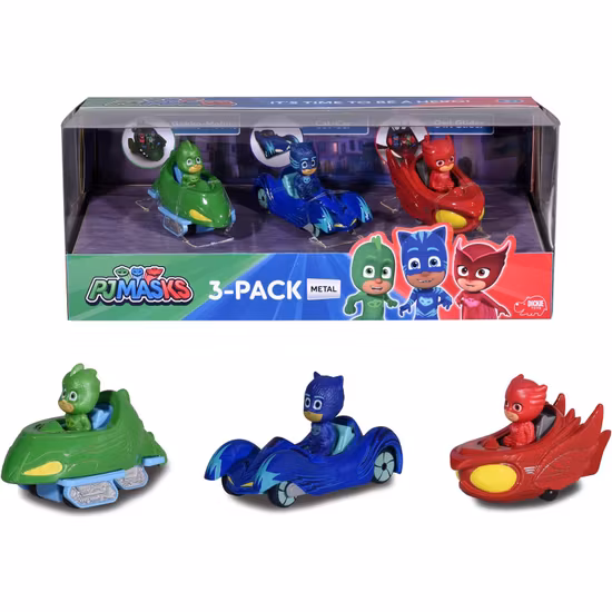 Pyjamashjältarna 3-Pack Fordon