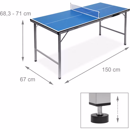 Relaxdays Vikbart Bordtennisbord Med Tillbehör