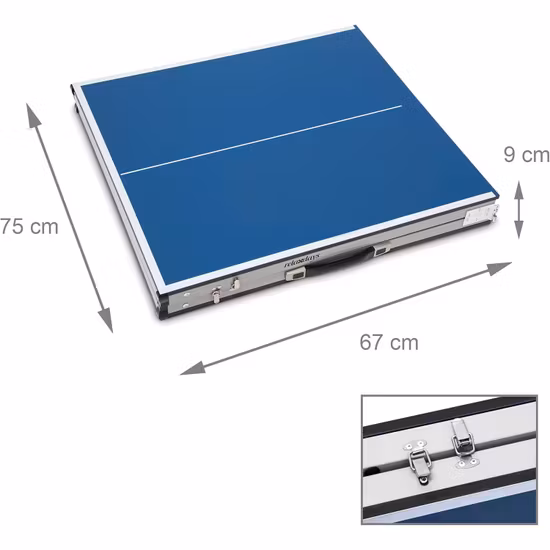 Relaxdays Vikbart Bordtennisbord Med Tillbehör