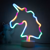 Sparkaura Nattlampa Neon Enhörning