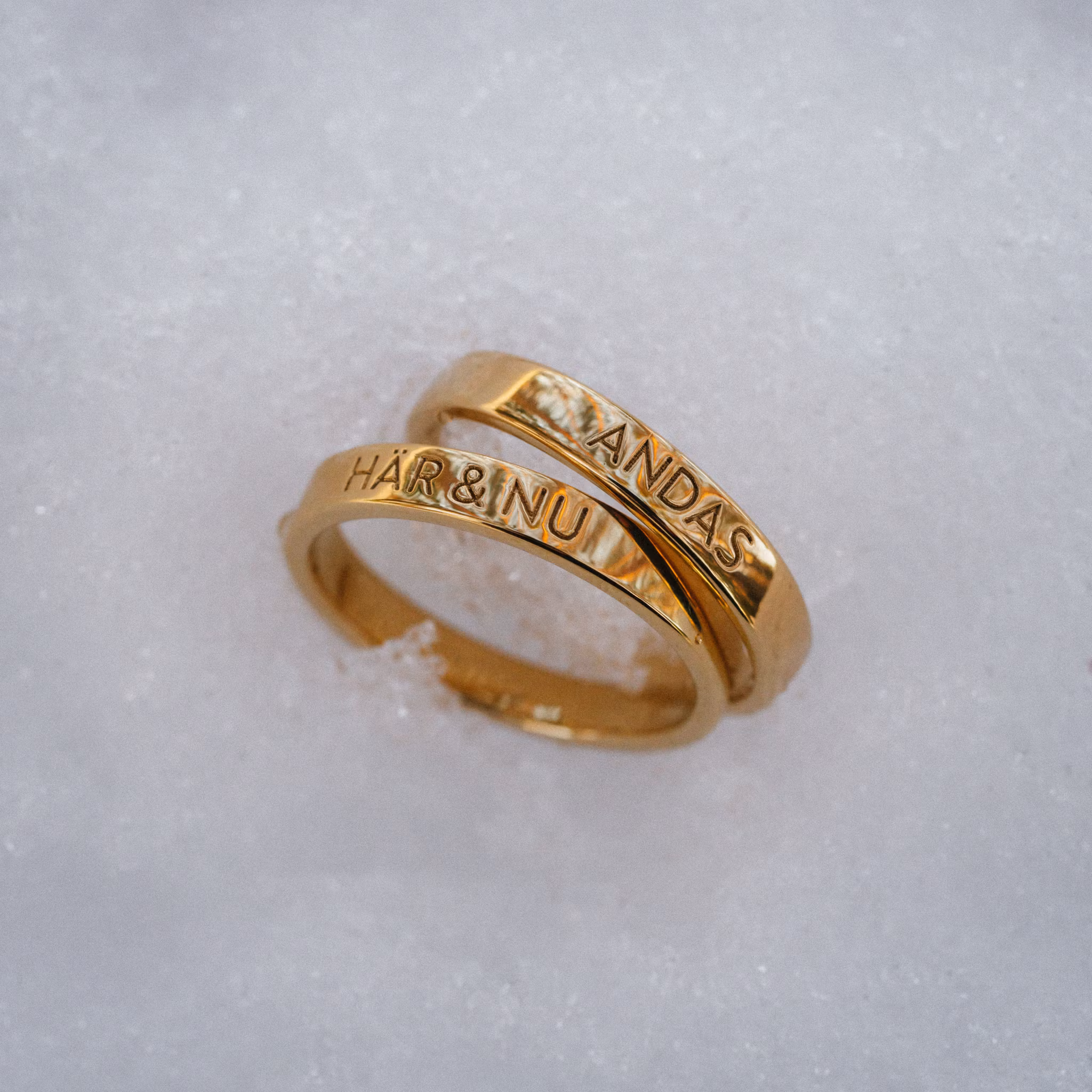 Här & Nu ring guld