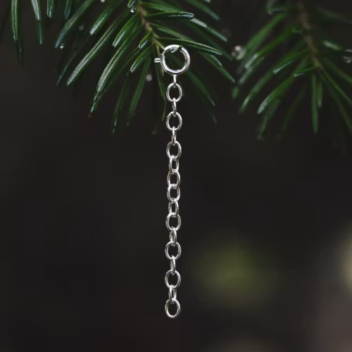 Förlängningskedja silver