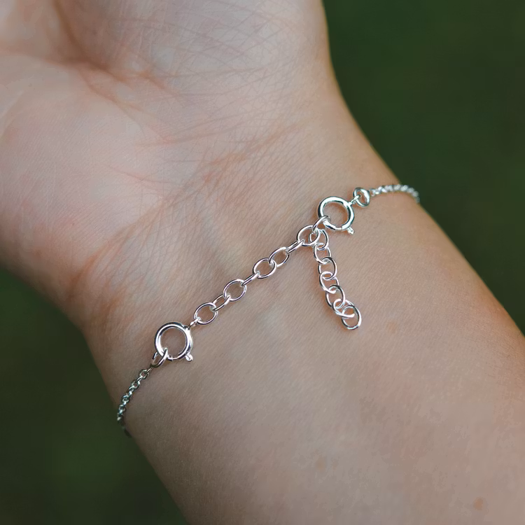 Förlängningskedja silver