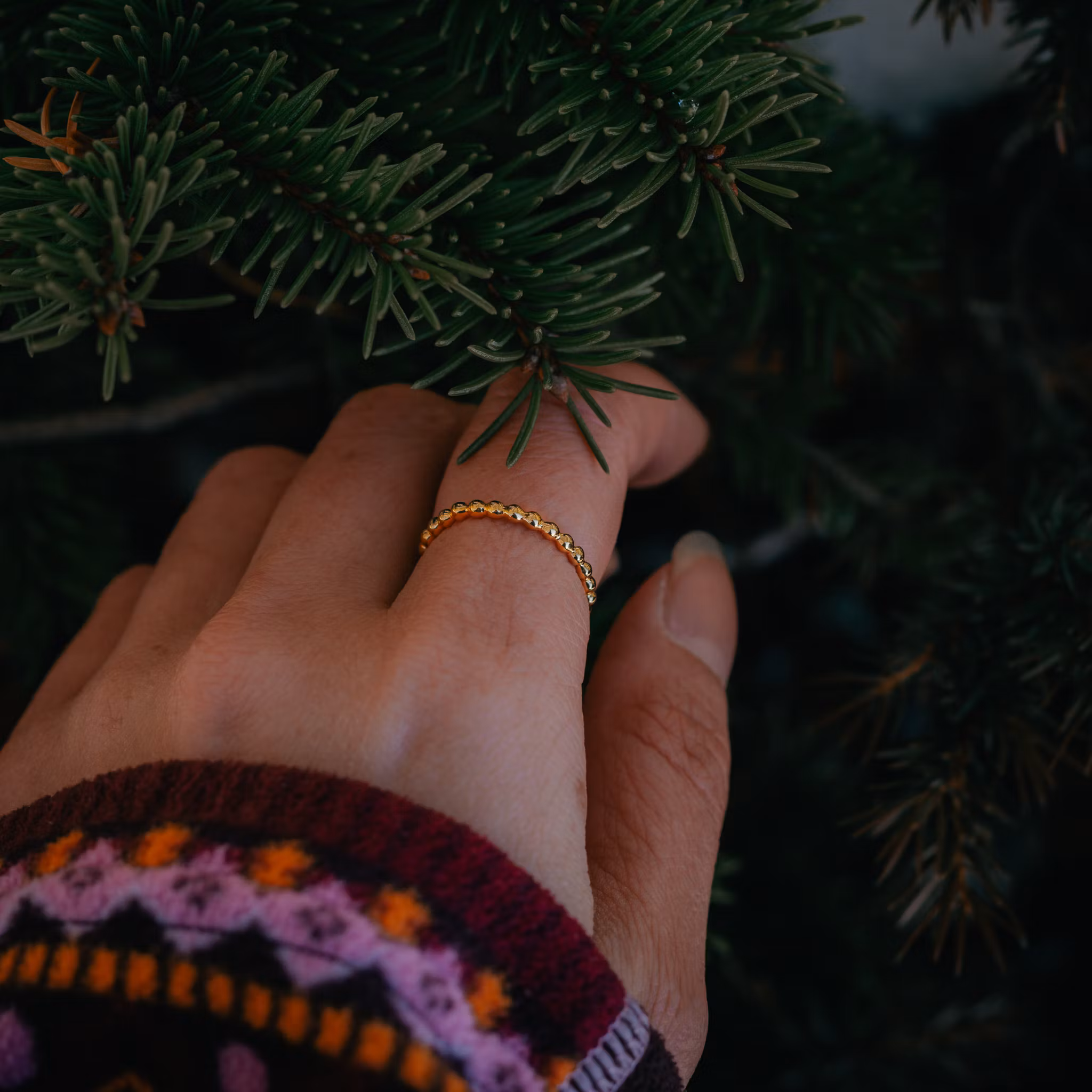 Pärla ring guld