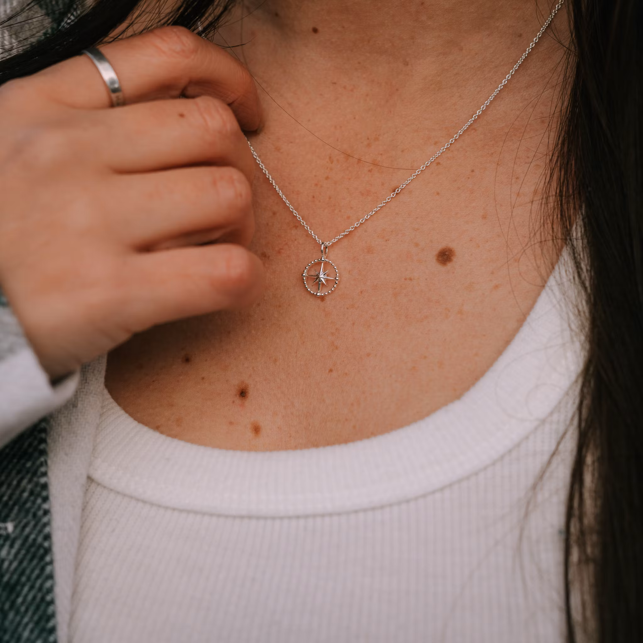 Kompass halsband