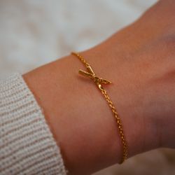 Skida armband guld
