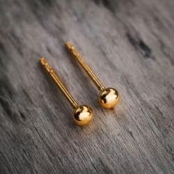 Pärla örhängen guld