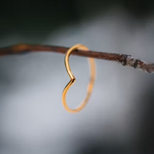 Trolsk fingertoppsring guld