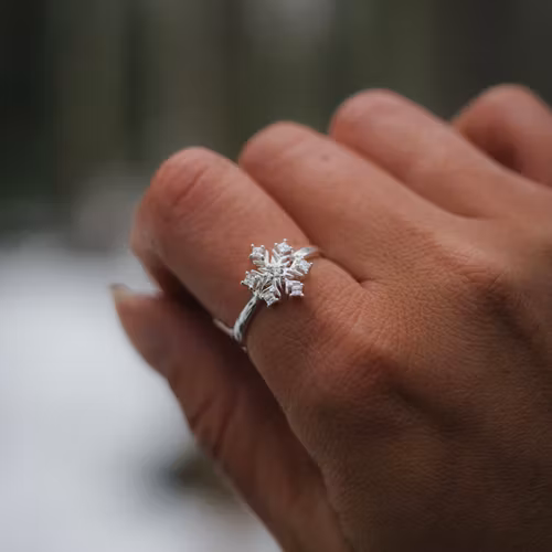 Snöflinga ring