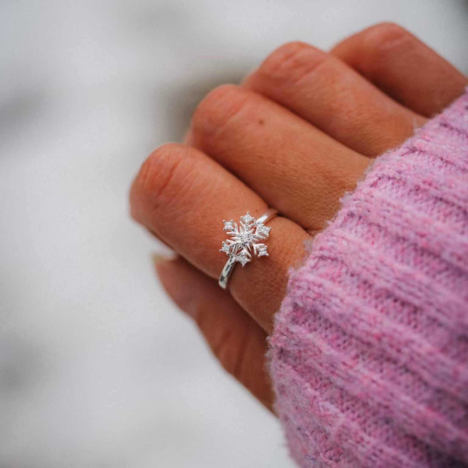 Snöflinga ring